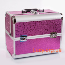 Алюминиевый кейс для косметики - CaseLife А-72 Розовая Молния - A72-PINK-M