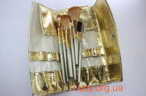Make Up Me Набор кистей для макияжа в чехле золотая кожа (7 шт) 3