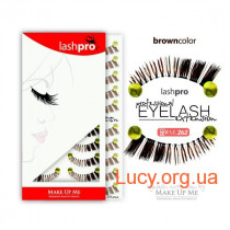 Make Up Me - LashPro ML262 - Профессиональный набор коричневых ресниц 10 пар
