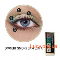 Max Factor Матові тіні для повік і брів Smokey Eye Matte 2-in-1 Kit №40 (Hypnotic Jade) 1