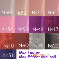 Max Factor Лак для ногтей Max Effect mini nail №10 красный с золотым перламутром (4.5 мл) 3