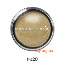 Max Factor Тени для глаз WILD SHADOW POTS №20 (насыщенный золотой) 1