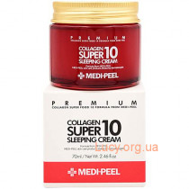Medi Peel Омолаживающий ночной крем для лица с коллагеном MEDI-PEEL Collagen Super10 Sleeping Cream 70ml 2