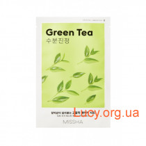 Тканевая маска с зеленым чаем Missha Airy Fit Sheet Mask (Green Tea) - I2161