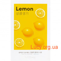 Тканевая маска с лимоном MISSHA Airy Fit Sheet Mask (Lemon) - I2162