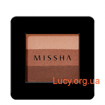 Трехцветные тени для век - MISSHA Triple Shadow (No.13/Lady Milk Tea) - I5273