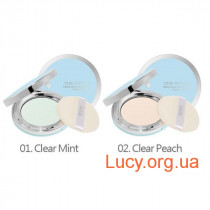 Прозрачная компактная пудра для лица - Missha The Style Fitting Wear Sebum Cut Pressed Powder #1 Clear Mint - M2626