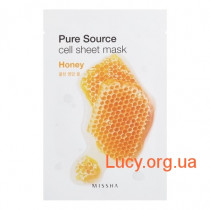 Missha Тканевая маска для лица - Missha Pure Source Cell Sheet Mask #Honey - M5174 1
