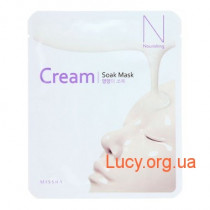 Питательная маска для лица - MISSHA Cream-Soak Mask [Nourishing] - M7257