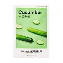 Тканинна маска для обличчя з екстрактом огірка MISSHA Airy Fit Sheet Mask Cucumber 19g