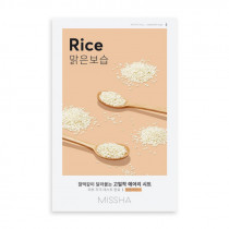 Тканинна маска для обличчя з екстрактом рису MISSHA Airy Fit Sheet Mask Rice 19g