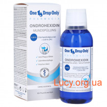 Ополаскиватель для полости рта с хлоргексидином и цетилпиридинием хлоридом One Drop Only Ondrohexidin, 250 мл