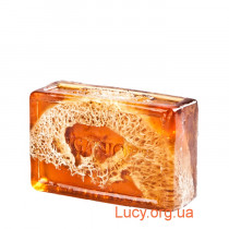 гліцеринове мило куб org – бамбук і люфа 100г