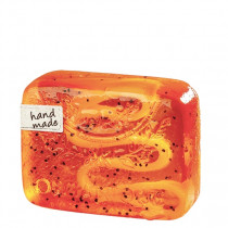Глицериновое мыло ручной работы - Orange & Chilli Luxury (Куб) 100г