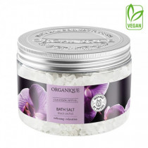 Ароматная натуральная соль для ванны - (Крупные гранулы) Organique Black Orchid 600г