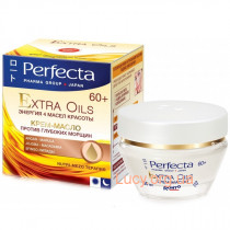 Крем-масло для лица против глубоких морщин для возраста 60+ PERFECTA Extra Oils Cream 60+ 50ml