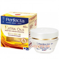 Регенерирующий крем-масло для лица для возраста 40+ PERFECTA Extra Oils Cream 40+ 50ml