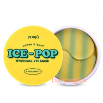 Petitfee Гидрогелевые патчи для глаз с лимоном и базиликом Petitfee Lemon & Basil Ice-Pop Hydrogel Eye Mask 60шт 1