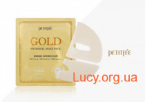 Гидрогелевая маска для лица с золотомым комплексом +5 PETITFEE Gold Hydrogel Mask Pack, 1шт
