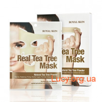 Маска для лица с чайным деревом ROYAL SKIN REAL TEA TREE MASK  1шт