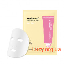 Выравнивающая тон тканевая маска для лица SKINRx LAB MadeCera Real Yellow Mask 20ml