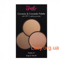 Палетка корректор и консилер - Sleek Makeup Correct And Conceal 01 # 96040669 - 96040669