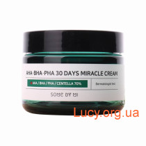Кислотный крем для проблемной кожи SOME BY MI AHA. BHA. PHA 30 Days Miracle Cream 50ml