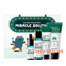 Набор миниатюр кислотных средств для проблемной кожи SOME BY MI AHA-BHA-PHA 30 Days Miracle Solution 4-Step Kit