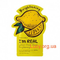 Осветляющая маска для лица с экстрактом лимона Tony Moly I'm Real Lemon Mask Sheet Brightening - SS05015000