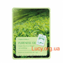 Маска с экстрактом зелёного чая Tony Moly Pureness 100 Green Tea Mask Sheet  - SS05021900