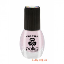 Лак для ногтей Vipera Polka №6 - розовый, 5.5 мл