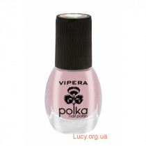 Лак для ногтей Vipera Polka №9 - розовый, 5.5 мл