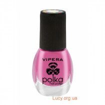 Лак для ногтей Vipera Polka №32 - розовый, 5.5 мл