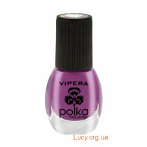 Лак для ногтей Vipera Polka №37 - фиолетовый, 5.5 мл