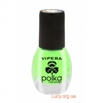 Лак для ногтей Vipera Polka №54 - зеленый, 5.5 мл