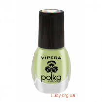 Лак для ногтей Vipera Polka №55 - зеленый, 5.5 мл