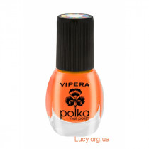 Лак для ногтей Vipera Polka №57 - оранжевый, 5.5 мл