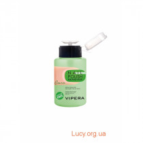 Жидкость для снятия лака с помпой Vipera, Зеленая (175 мл)