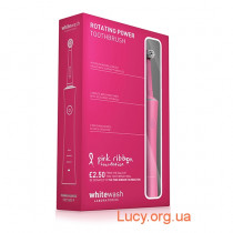 Электрическая зубная щетка whitewash розовая, 1 уп.